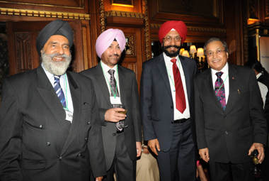 Guests enjoying the reception