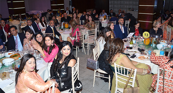 Guests enjoying the entertainment 