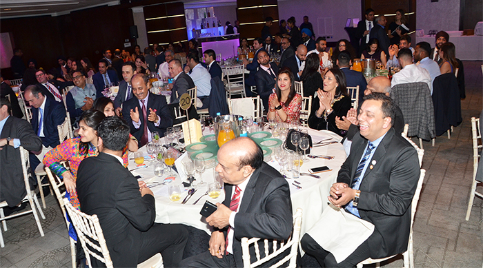 Guests enjoying the entertainment 